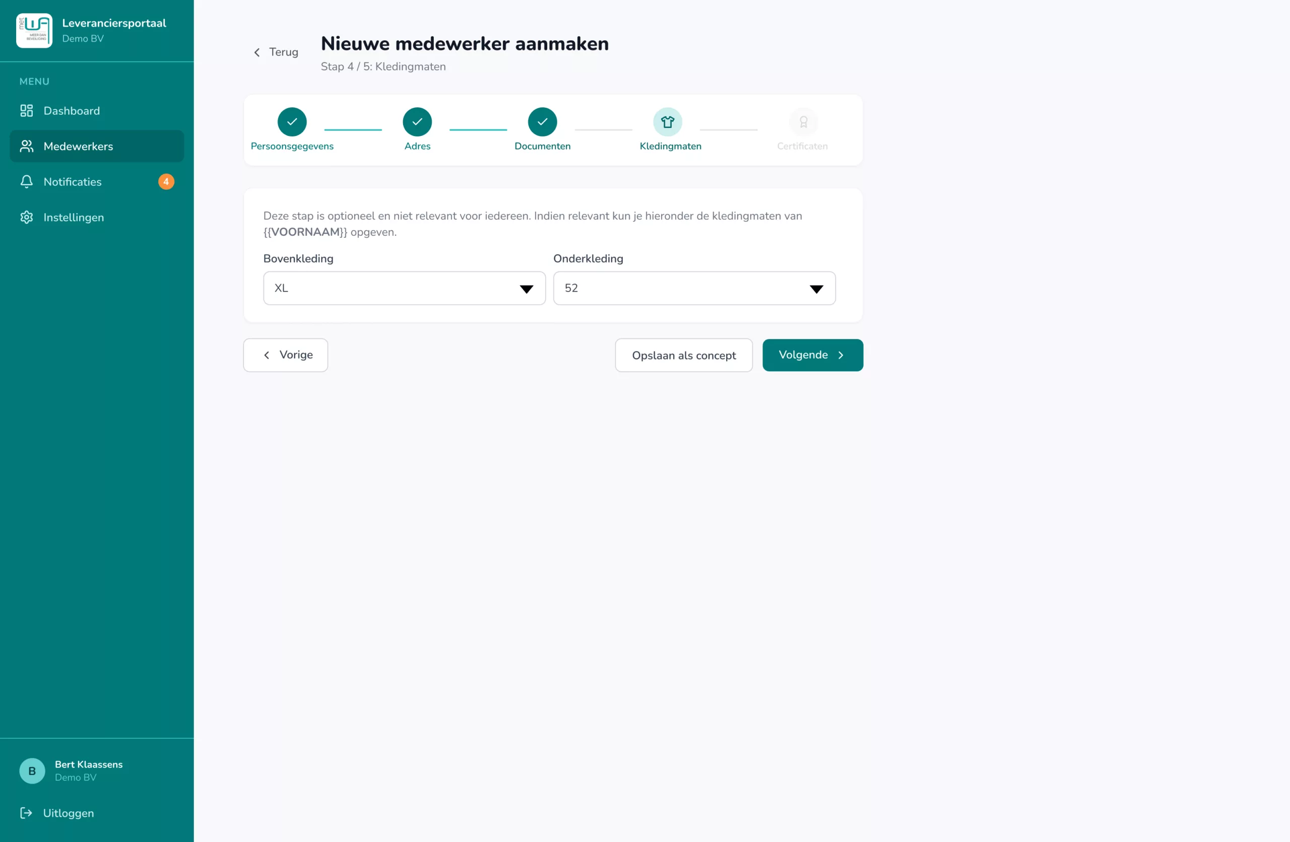 Met WA - Notificatiescherm met verlopen en aankomende meldingen