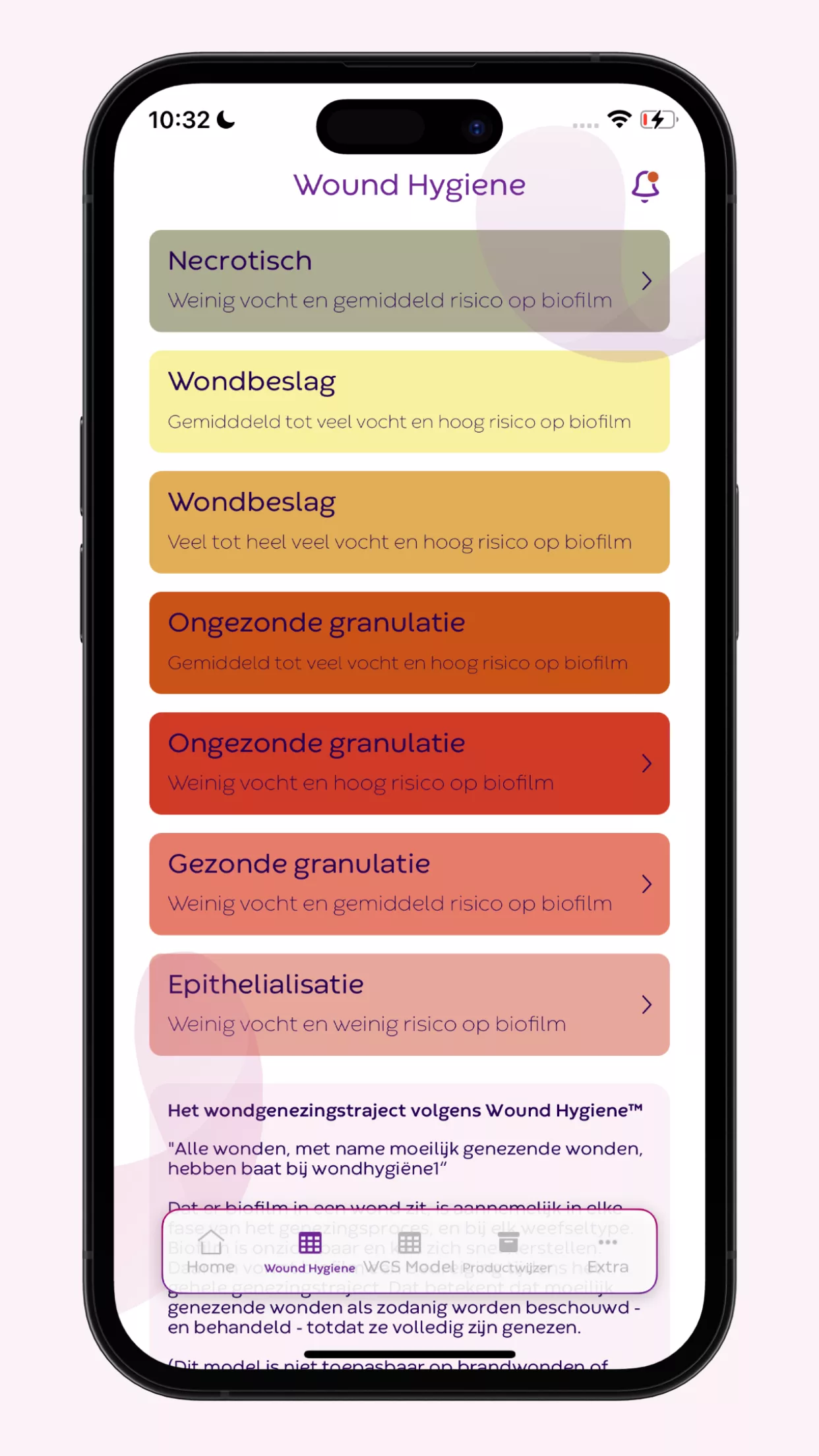 WondAdviseur - Indicatie selectie
