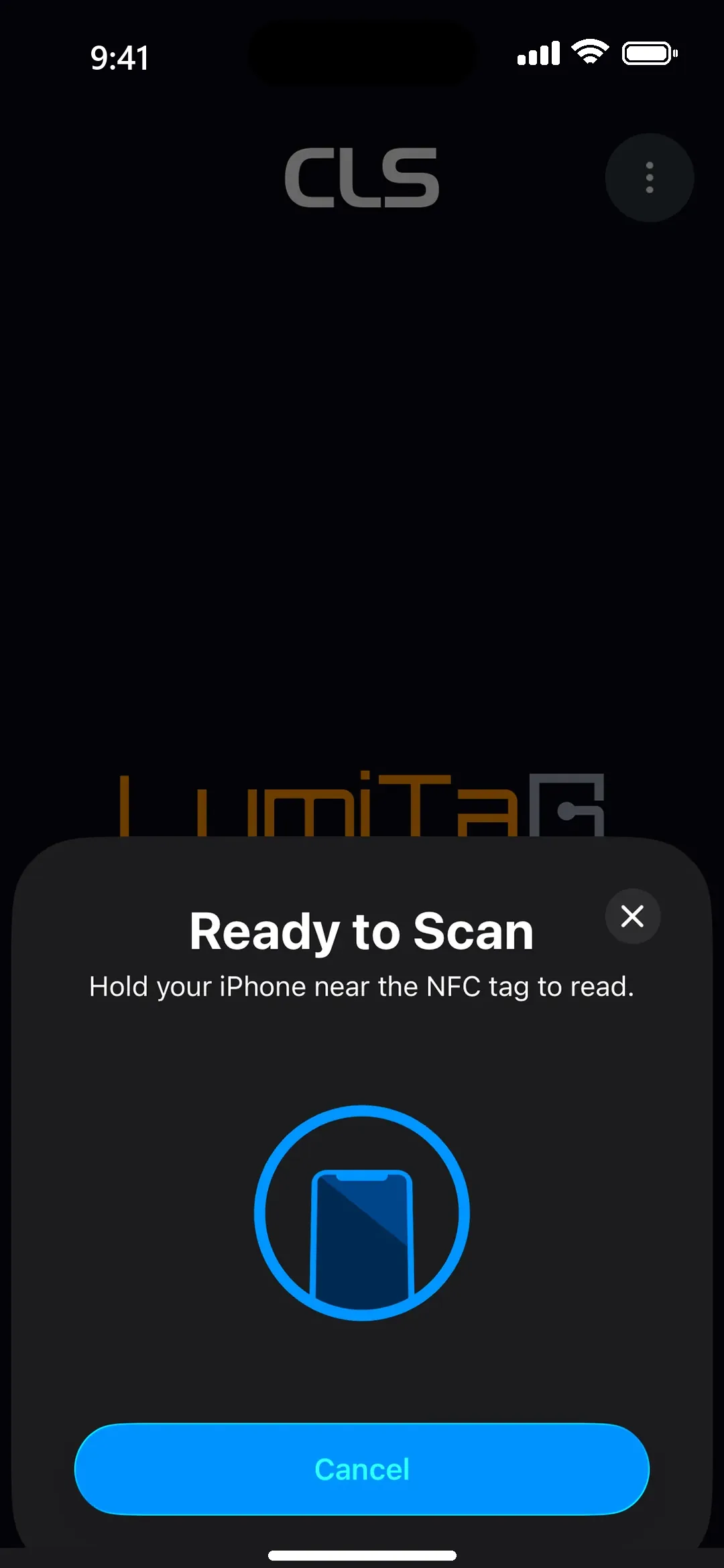 LumiTaG leest via NFC de instellingen van een driver uit