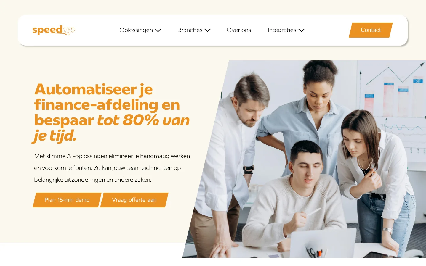 Pagina Factuurautomatisering van SpeedUp